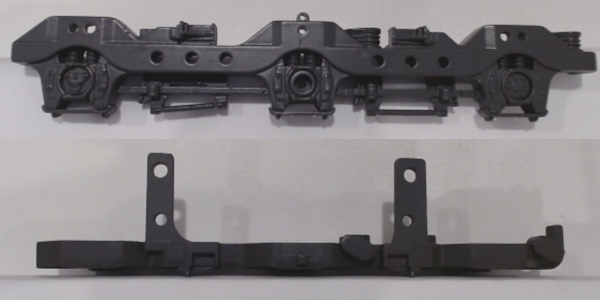 SIDE FRAME / 3-AXLE / LF & RR / TOP MOUNT / UP GRAY / PREMIER SD40-2 & SD70