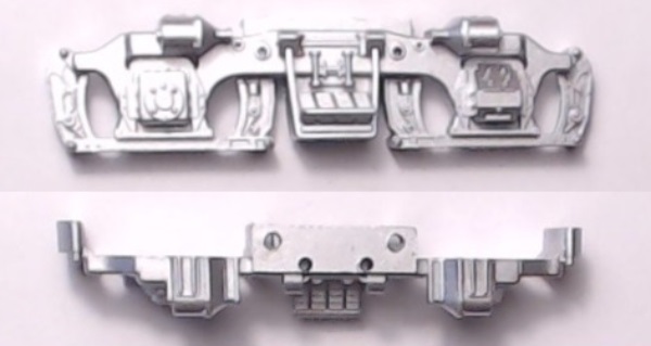 SIDE FRAME / 2-AXLE / LH & RH / SILVER / TOP MOUNT / RAILKING & PREMIER F-3