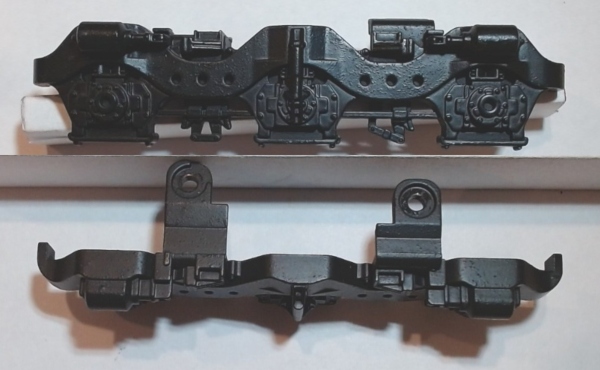 SIDE FRAME / 3-AXLE / RF & LR / BLACK / TOP MOUNT / PS 1 / RAILKING SD60M