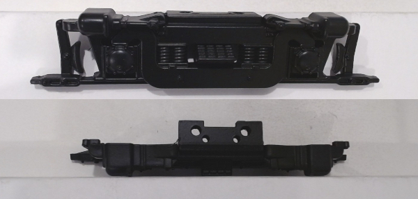SIDE FRAME / 2-AXLE / LH & RH / BLACK / BOTTOM MOUNT / PS 2 / RAILKING FA-2