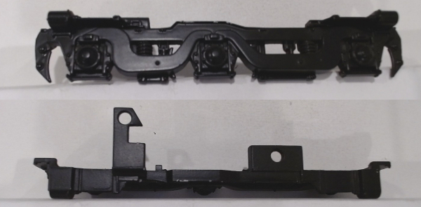SIDE FRAME / 3-AXLE / LF & RR / BLACK / RAILKING C-628 & C-630