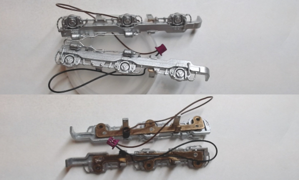 SIDE FRAME / 3-AXLE / LH & RH / SILVER / HO SCALE SD70ACE