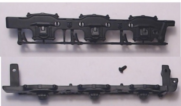 SIDE FRAME / 3-AXLE / RF & LR / BLACK / TOP MOUNT / PREMIER EF-3b & EP-3