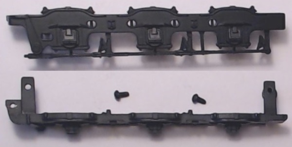 SIDE FRAME / 3-AXLE / LF & RR / BLACK / TOP MOUNT / PREMIER EF-3b & EP-3