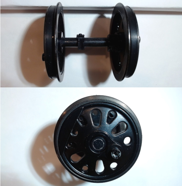 WHEEL & AXLE ASSEMBLY / 1ST DRIVER / RAILKING ONE GAUGE BIG BOY