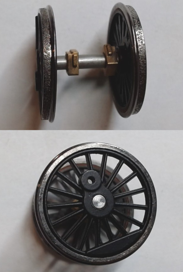 WHEEL & AXLE ASSEMBLY / HO SCALE / 1ST & 3RD DRIVER / HO SCALE K-4s 4-6-2 
