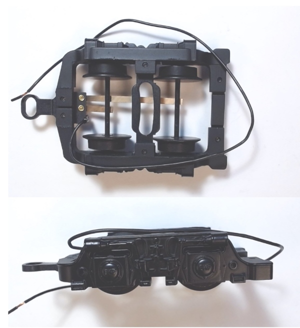 4-WHEEL TRAILING TRUCK / BLACK / PREMIER SANTA FE HUDSON 4-6-4