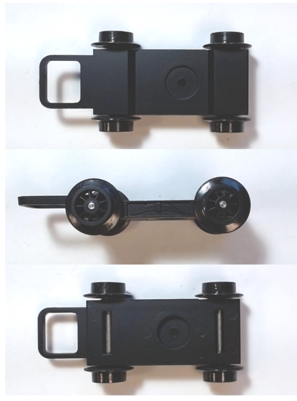 4-WHEEL PILOT TRUCK / BLACK / RAILKING GENERAL 4-4-0