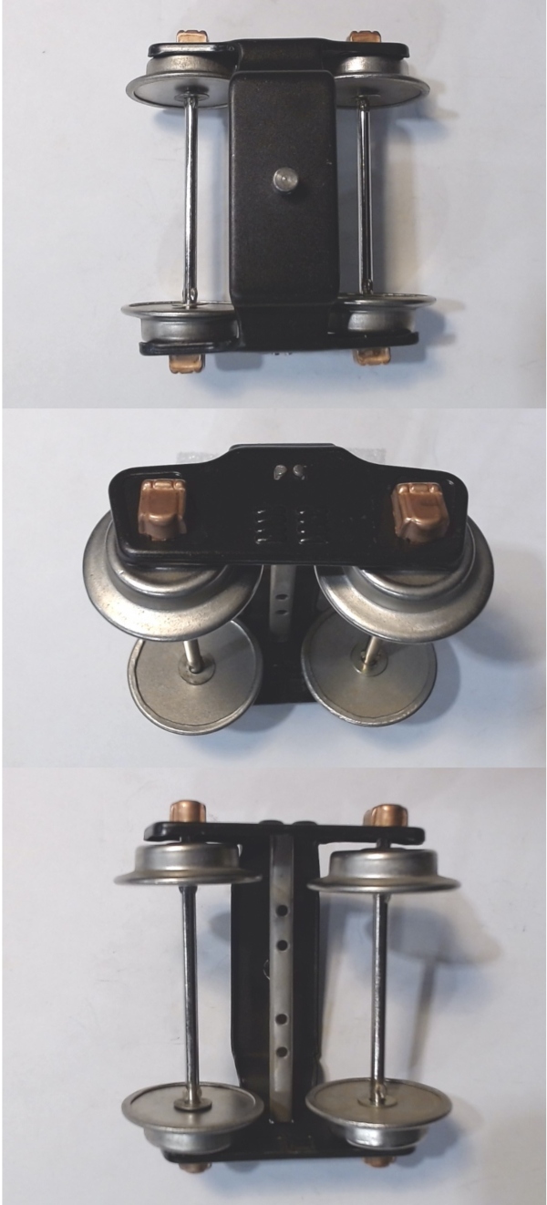 TRUCK / 4-WHEEL / W/O PICK UP / BRASS JOURNALS / TINPLATE STANDARD GAUGE 300 & 500 SERIES CARS