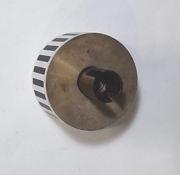 FLYWHEEL / W/STRIPES / W/DOG BONE COUPLING / 30mm DIAM x 13mm THICK / PREMIER 2-8-0 H-9