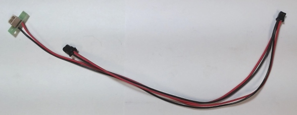 WIRE HARNESS / BATTERY LEAD / W/CHARGING PORT / 200mm WIRES / PS2 3V / PREMIER F-7