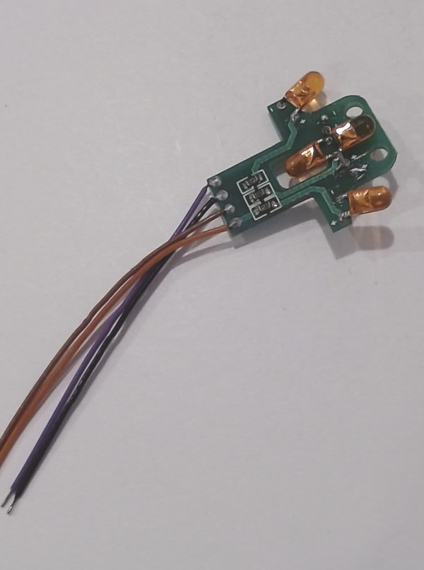 PCB / HEADLIGHT & NUMBER BOARDS / LED / LOCOMOTIVE / HO SCALE UP VERANDA