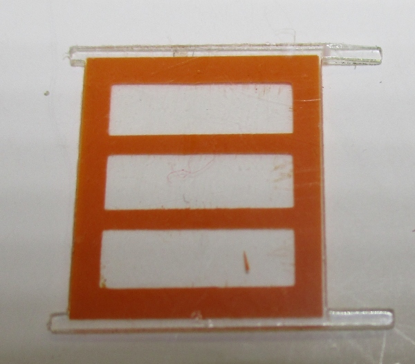 CAB WINDOW / ORANGE / W/GLASS / RH & LH / PREMIER N&W J 4-8-4