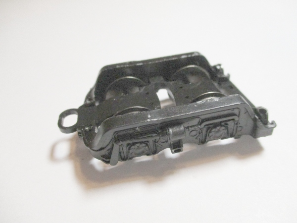 4-WHEEL TRAILING TRUCK / BLACK W/BLACK JOURNAL BOXES / HO SCALE BIG BOY 4-8-8-4