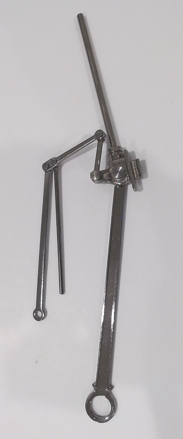 MAIN ROD & CROSSHEAD ASSEMBLY / BLACKENED / LH / FRONT ENGINE / PS 2 & 3 / PREMIER BIG BOY 4-8-8-4 