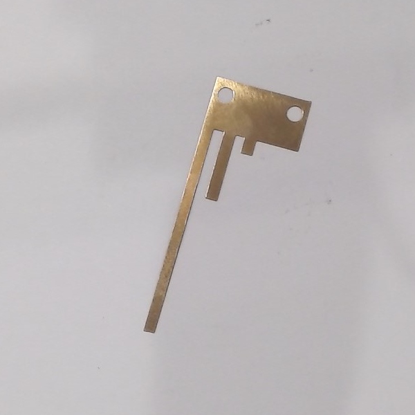 GROUND STRAP / COPPER / 63.4mm L & 29.65mm L LEGS / 23.5mm WIDE / 2 MOUNTING HOLES / PREMIER TRAILING TRUCKS 