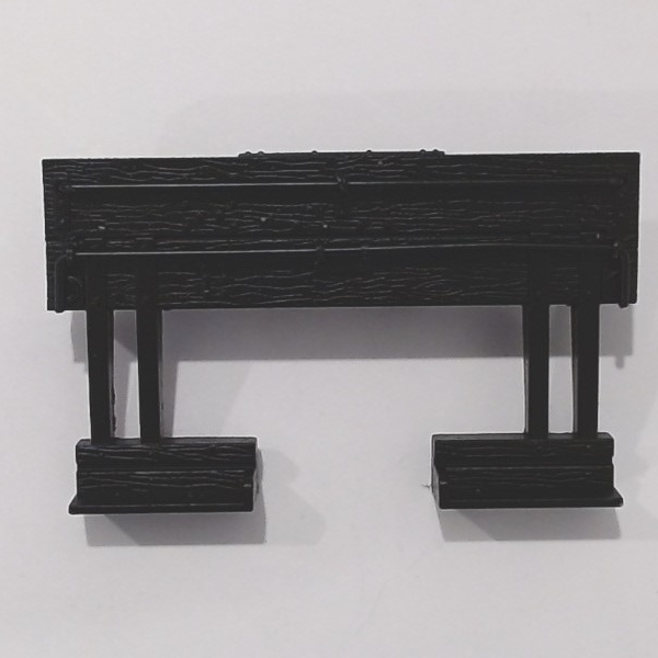 BEAM /  LOCOMOTIVE & TENDER / W/FOOTBOARDS / BLACK / PREMIER 3-TRUCK & 4-TRUCK SHAY