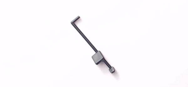 STEP SUPPORT / BLACK / LH / PILOT / HO SCALE K-4s 4-6-2