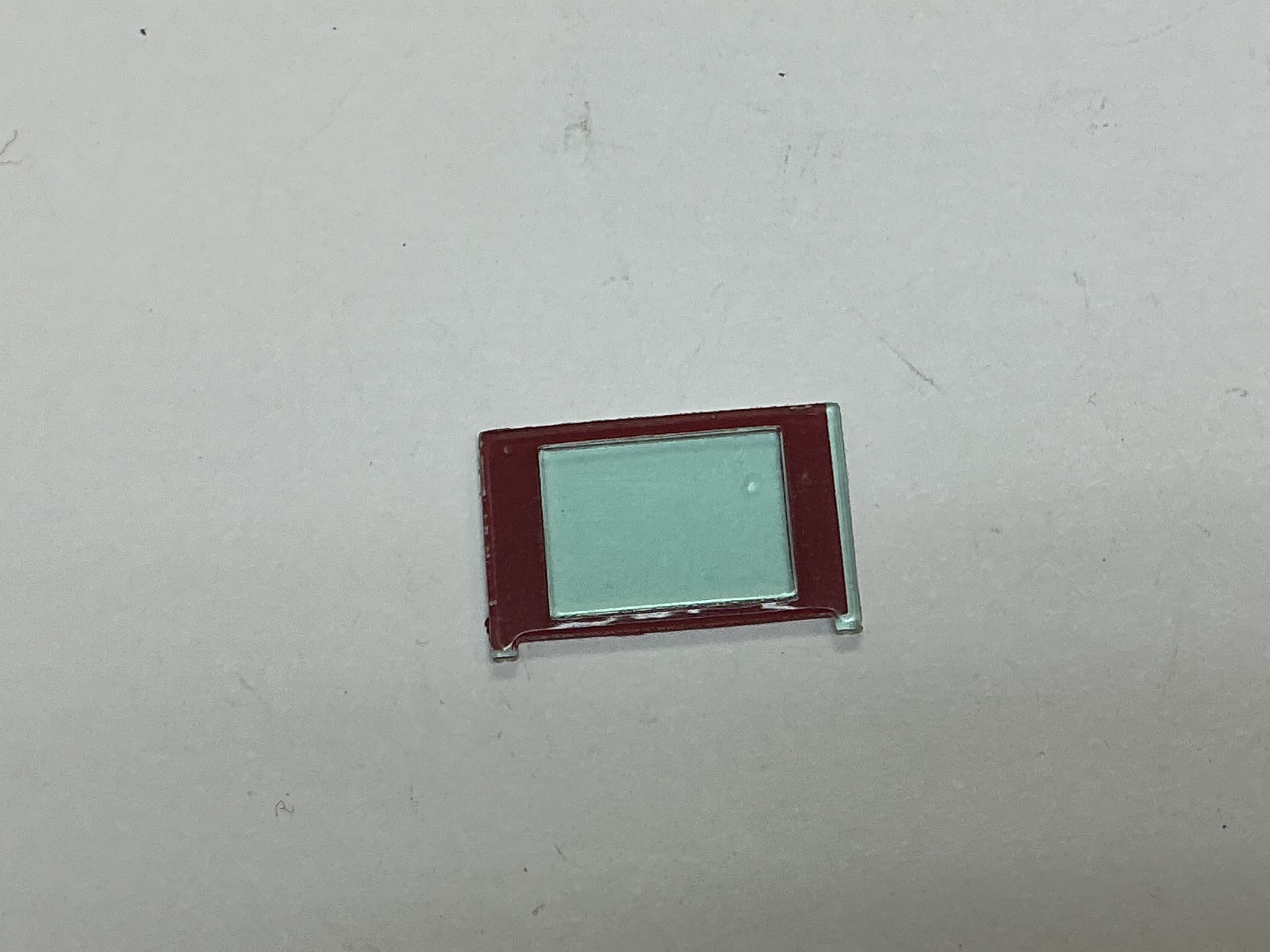 CAB WINDOW / SINGLE PANE / RED TRIM / PREMIER J-1 & T-1 2-10-4