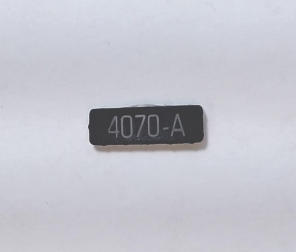 NUMBER BOARD / FRONT / PREMIER F-7A / C&NW #4070A