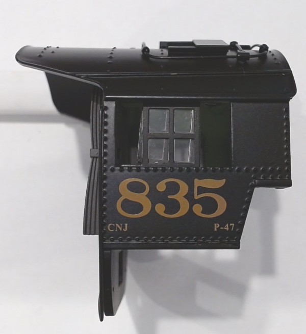 CAB / #835 / BLACK / W/CAB HANDRAILS / W/CAB CURTAINS / PS 2 & 3 / QUEEN OF THE VALLEY / PREMIER P-47 PACIFIC 4-6-2