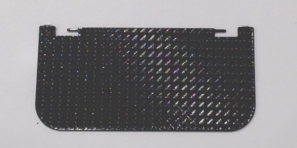 CAB APRON / GLOSS BLACK / RECTANGULAR / 19.4mm W x 40mm L / PS 2 & 3 / PREMIER BIG BOY 4-8-8-4