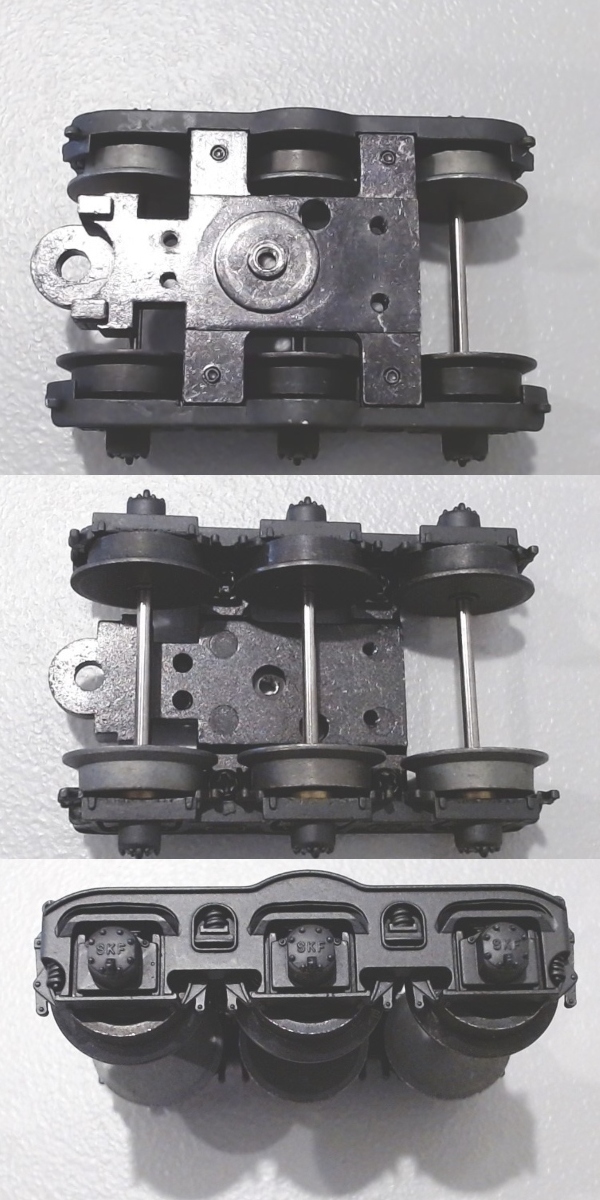 TENDER TRUCK / 6-WHEEL / REAR / PS 2 / BLACK / PREMIER CLASS A 2-6-6-4