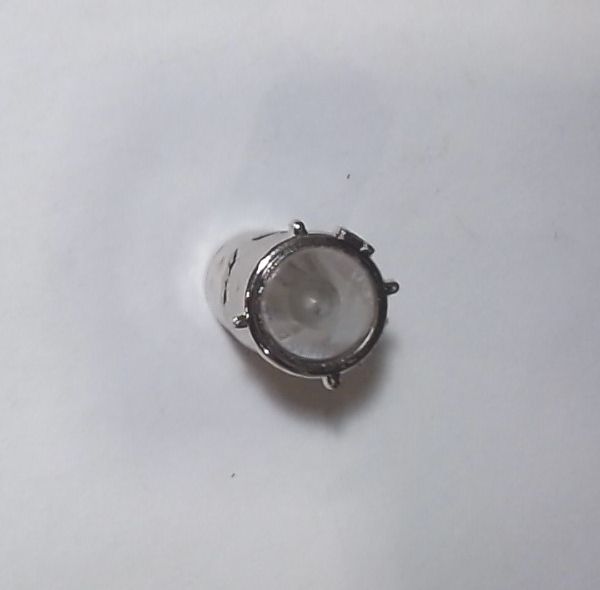 HEADLIGHT HOUSING / SILVER / W/ LENS / BOILER & TENDER / PREMIER N&W J 4-8-4