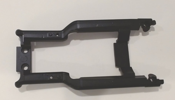 STEAM EXHAUST PIPE / UNDER BOILER / MOUNTS TO REAR STEAM CHEST / BLACK / PREMIER CLASS A 2-6-6-4