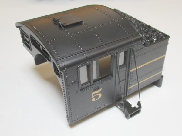 CAB / LOCOMOTIVE / W/WINDOWS / W/HANDRAILS / W/COAL BUNKER / WM #5 / PREMIER 4-TRUCK SHAY