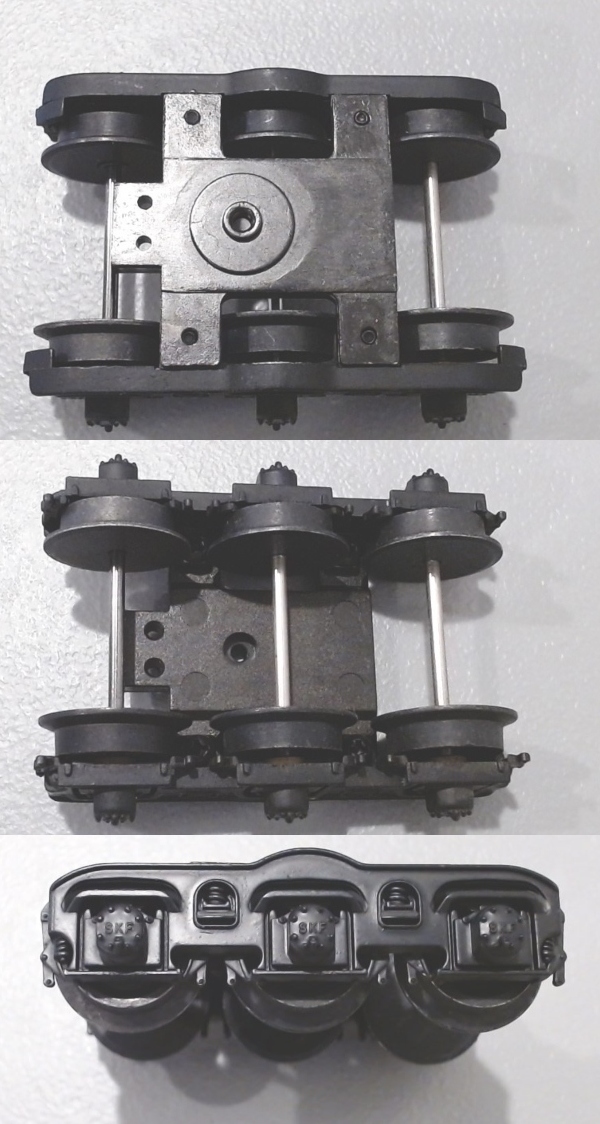 TENDER TRUCK / 6-WHEEL / FRONT / BLACK / PS 2 / PREMIER Y-6b 2-8-8-2