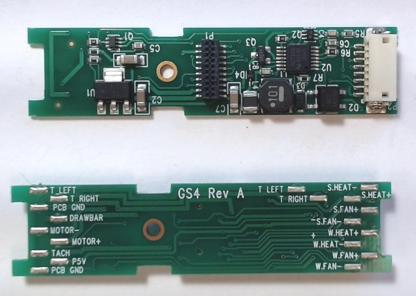 PCB / SMOKING WHISTLE / 2019 MODELS ONLY / HO SCALE GS-4 4-8-4