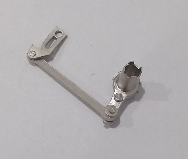 ECCENTRIC ROD ASSEMBLY / LH / SATIN NICKEL / PREMIER BLUE COMET & P-47 4-6-2