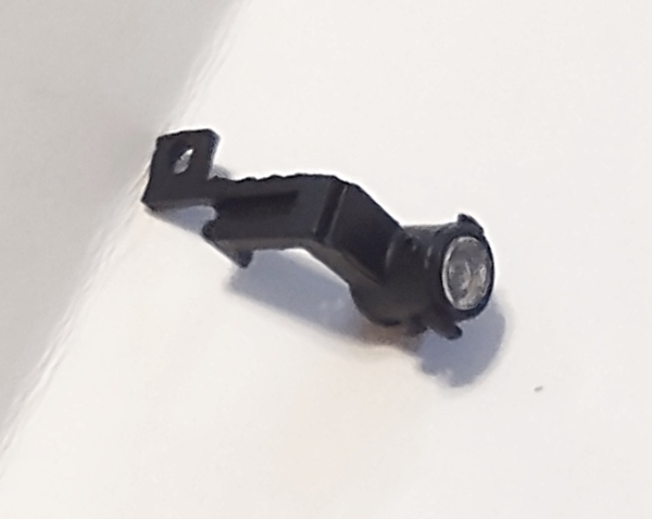 HEADLIGHT LANTERN HOUSING / RH / BLACK / W/LENS / TENDER REAR BEAR / PREMIER BR44 & SNCF 150X