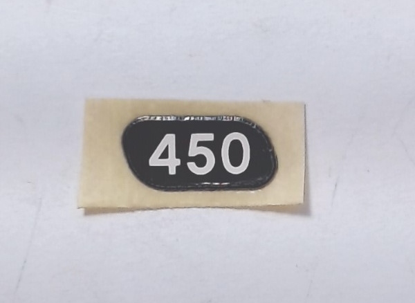 NUMBER BOARD / PAPER / LH / RAILKING F59PH / AMTRAK #450 