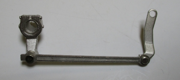 ECCENTRIC ROD ASSEMBLY / LH / SATIN SILVER / PREMIER N&W J 4-8-4