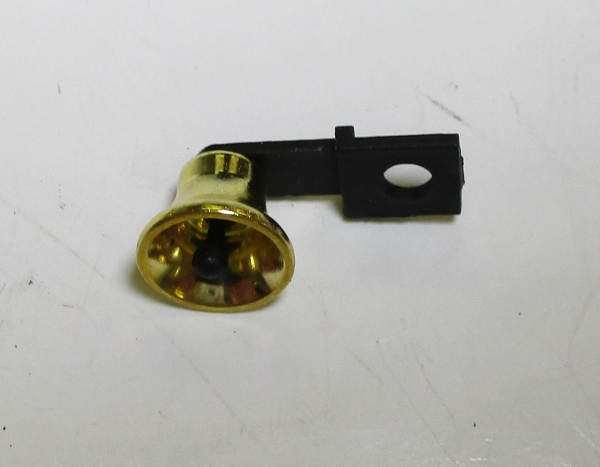 BELL & BRACKET / BOTTOM BOILER MOUNT / BRIGHT BRASS / PREMIER N&W J 4-8-4