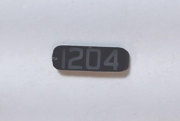 NUMBER BOARD / RF OR LR / PREMIER GP-9 / ROCK ISLAND #1204