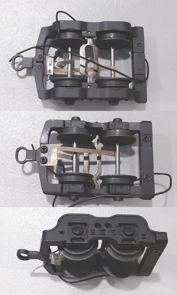 4-WHEEL TRAILING TRUCK / BLACK / PS 2 & 3 / W/GROUND STRAP / PREMIER CLASS A 2-6-6-4 / PREMIER N&W J 4-8-4