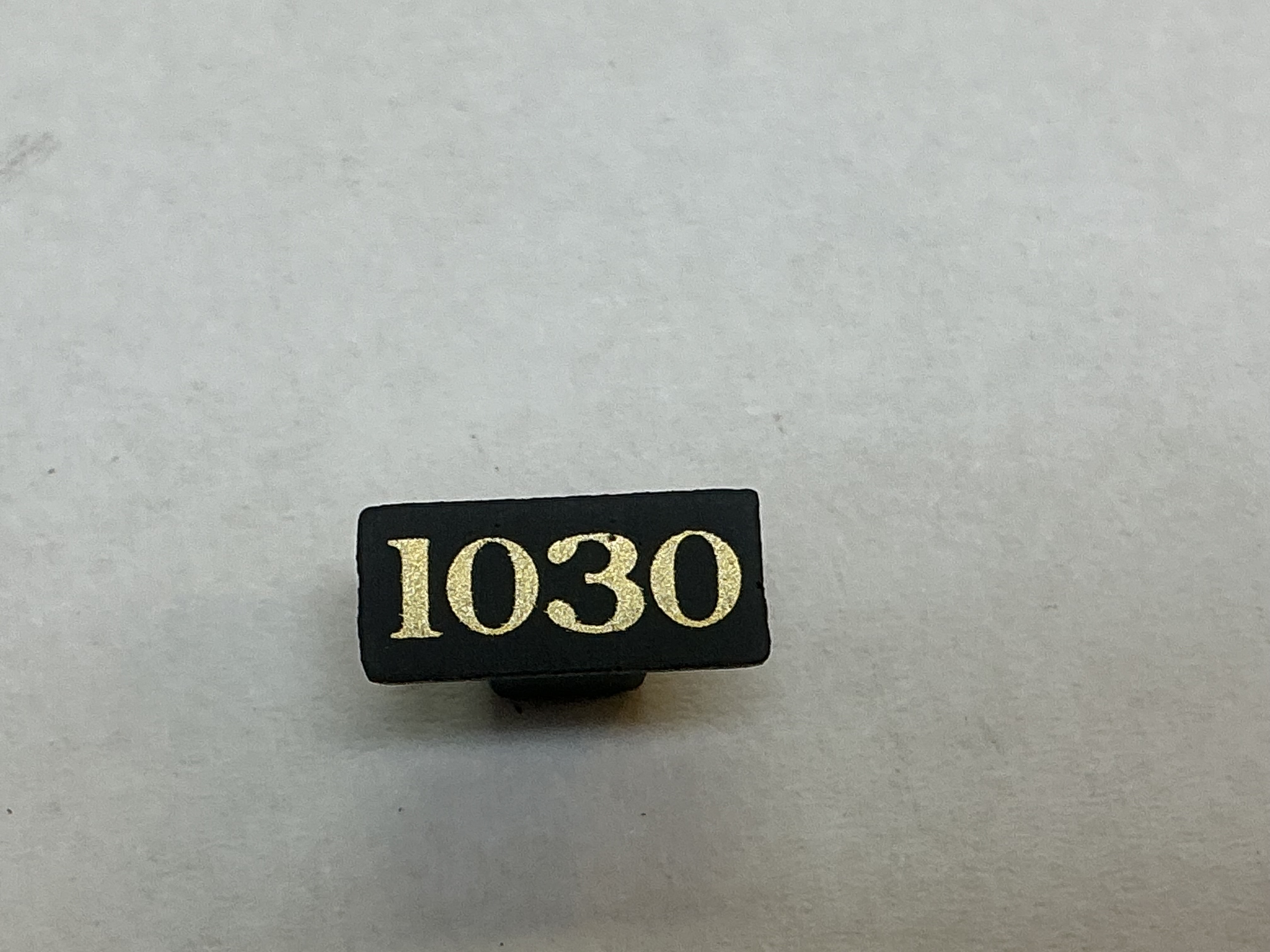 NUMBER PLATE / BOILER FRONT / #1030 / PREMIER CAMELBACK 4-6-0