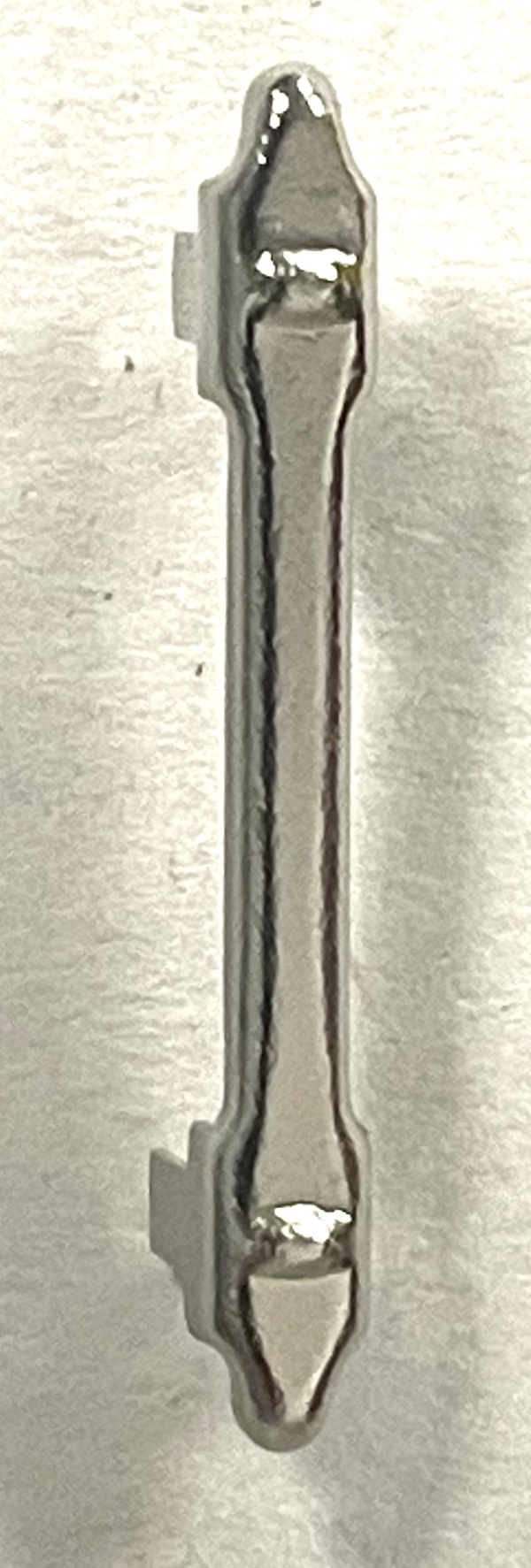 HANDRAIL / CHROME / 1in LONG / TINPLATE STANDARD & O GAUGE 1695 / 1685 / 1686 / 810 / 2810 / IVES / 250 / 252 / A/F 4300 SERIES PASSENGER CARS