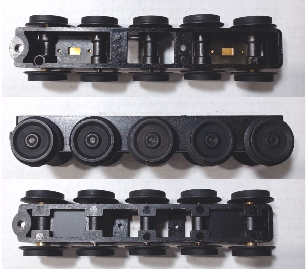 TENDER TRUCK / 10-WHEEL / CENTIPEDE / BLACK / DIE-CAST FRAME / PS 2 / PREMIER BIG BOY 4-8-8-4