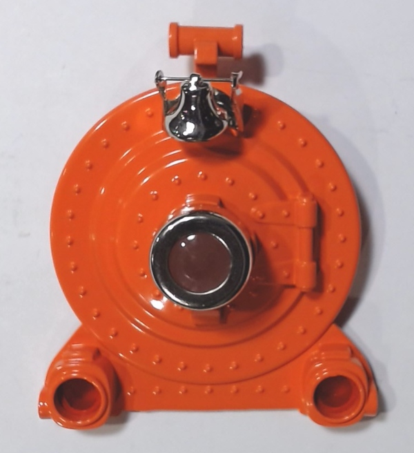 BOILER FRONT / COMPLETE / ORANGE W/NICKEL TRIM / TINPLATE STANDARD GAUGE 400E