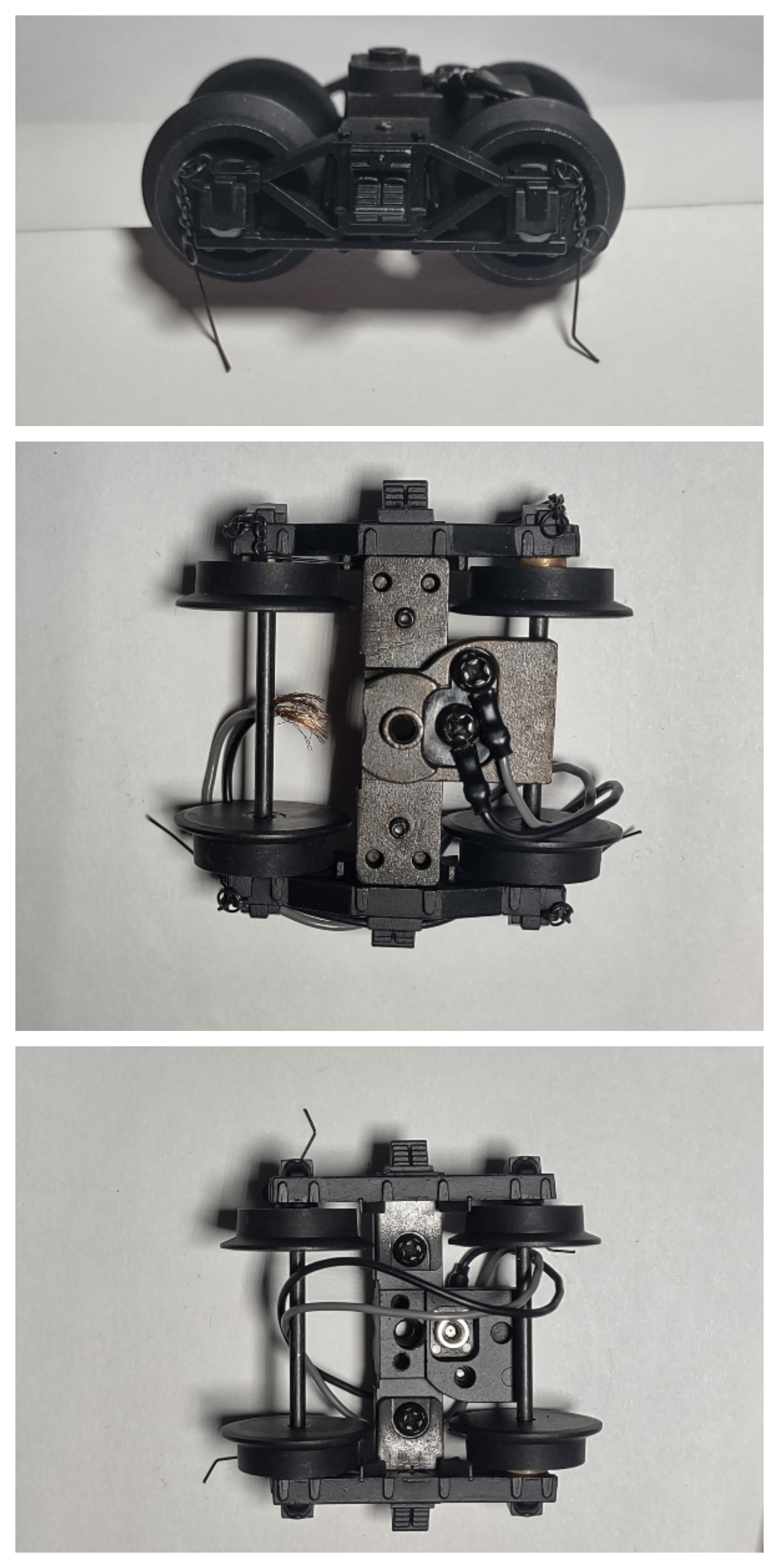 TENDER TRUCK / 4-WHEEL / FRONT / BLACK / W/O PICKUP / PREMIER AMERICAN 4-4-0