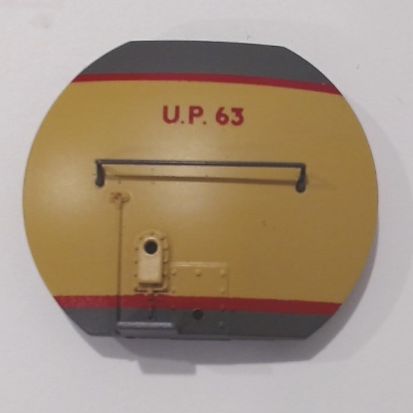 SHELL / END CAP / FUEL TENDER / UP #63 / HO SCALE UP VERANDA