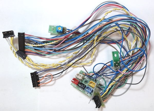 WIRE HARNESS / 12-POSITION / W/PATCH BOARD / PS2 3V / PREMIER F-7 LEAD A