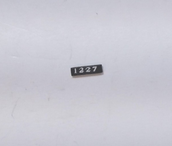LENS / NUMBER BOARD / LH & RH / PM #1227 / HO SCALE BERKSHIRE 2-8-4 / 80-3291-1