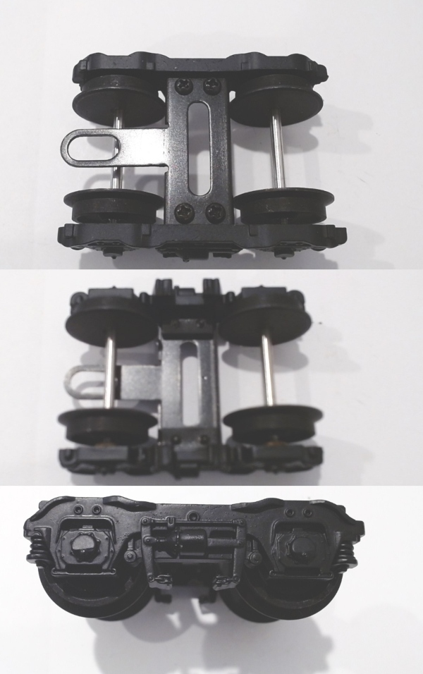 TENDER TRUCK / 4-WHEEL / BLACK / LEAD TRUCK / 3-RAIL / PS 2 / PT TENDER / PREMIER HUDSON 4-6-4