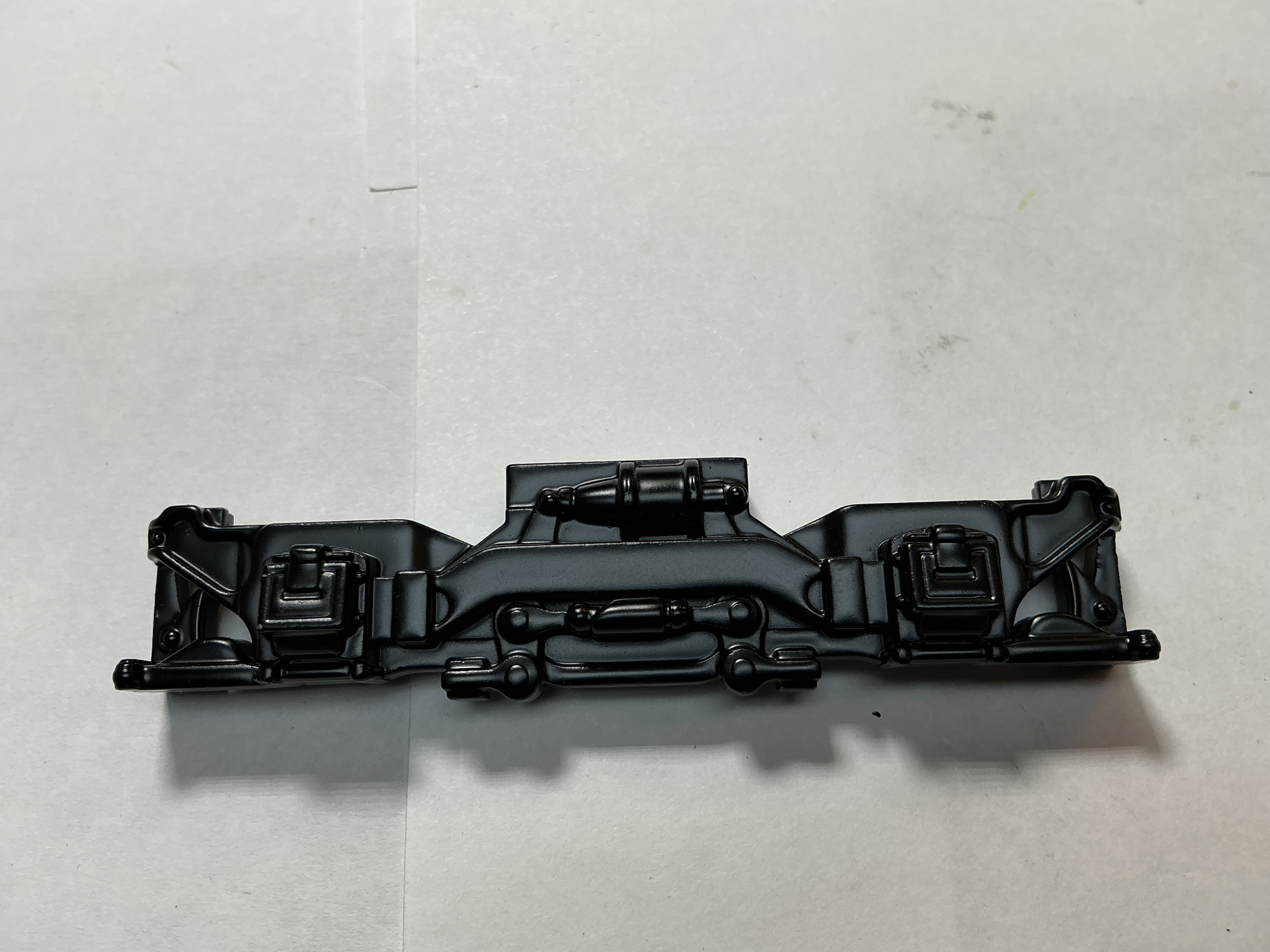 SIDE FRAME / 2-AXLE / BLACK / RF & LR / W/MOLDED DETAILS / PREMIER ALCO S-2