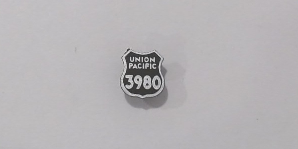 NAME PLATE / SMOKE BOX DOOR / UP SHIELD #3980 / PREMIER CHALLENGER 4-6-6-4